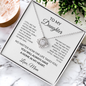 Gift for Daughter from Mom – Love Knot Necklace | You Will Always Have a Home in My Heart