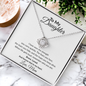 To My Daughter - Before Life Gets Loud Love Knot Necklace