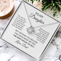 To My Daughter – The Knot Holds. So Do I. | Love Knot Necklace from Dad