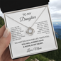 Gift for Daughter from Mom – Love Knot Necklace | You Will Always Have a Home in My Heart