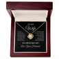 To My Wife Necklace From Husband – You Are My Best Gift – Heart Necklace With Message Card – Christmas Gift for Wife, Anniversary, Birthday