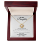 To My Daughter - Before Life Gets Loud Love Knot Necklace