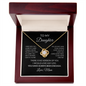 To My Daughter – You Have Always Been Enough | Love Knot Necklace from Mom