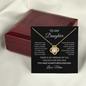 To My Daughter – You Have Always Been Enough | Love Knot Necklace from Mom