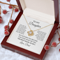 To My Daughter – The Knot Holds. So Do I. | Love Knot Necklace from Dad
