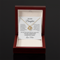 Gift for Daughter from Mom – Love Knot Necklace | You Will Always Have a Home in My Heart