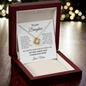 Gift for Daughter from Mom – Love Knot Necklace | You Will Always Have a Home in My Heart