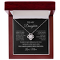 To My Daughter – You Have Always Been Enough | Love Knot Necklace from Mom