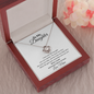 To My Daughter - Before Life Gets Loud Love Knot Necklace