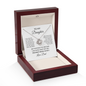 To My Daughter – The Knot Holds. So Do I. | Love Knot Necklace from Dad