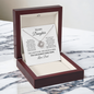 To My Daughter – You Can Always Come Home Love Knot Necklace From Dad