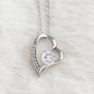 To My Daughter Necklace From Dad – I Will Always Show Up – Christmas Gift For Daughter From Dad With Message Card