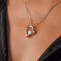 To My Daughter Necklace From Dad – I Will Always Show Up – Christmas Gift For Daughter From Dad With Message Card