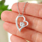 To My Daughter Necklace From Dad – I Will Always Show Up – Christmas Gift For Daughter From Dad With Message Card