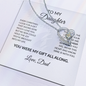 Christmas Necklace Gift for Daughter from Dad — You Were My Gift All Along | Forever Love