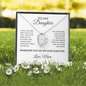 To My Daughter Necklace From Mom – Wherever You Go, My Love Goes Too | Forever Love Heart Pendant With Message Card | Keepsake Gift For Daughter