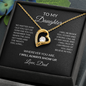 To My Daughter Necklace From Dad – I Will Always Show Up – Christmas Gift For Daughter From Dad With Message Card